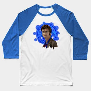 10th Doctor Digital Art Baseball T-Shirt